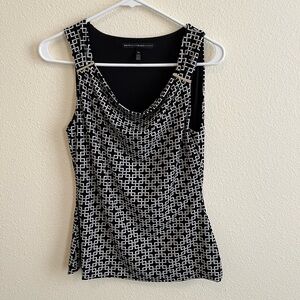 Women’s White House Black Market black and white top, size XS